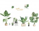 Green potted plant Wall Sticker
